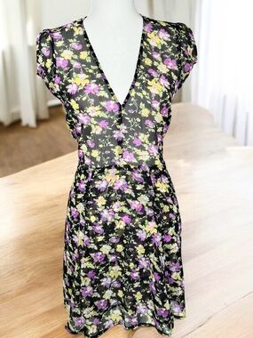 Reformation Floral Mini Dress